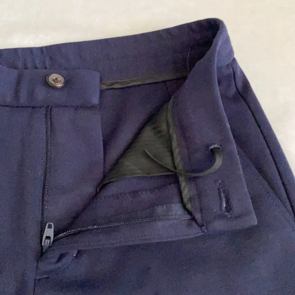 Ralph Lauren | Navy Blue Dress Pants School Uniform Cinch Hem Adjusted Waist 8R